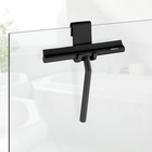 Badezimmerwischer „Mola“ Silikon Schwarz WENKO