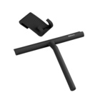 Badezimmerwischer „Mola“ Silikon Schwarz WENKO