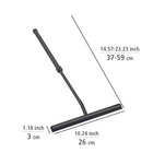 Teleskop Badezimmerwischer Schwarz WENKO