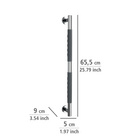 Edelstahl Wandhaltegriff „Secura“ 65,5 cm WENKO