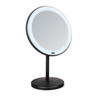 LED Stand-Kosmetikspiegel „Onno“ Schwarz WENKO