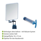 Vacuum-Loc® Antibeschlagspiegel „Quadro“ WENKO