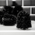 Ersatzbürstenkopf Ø 8 cm „WC-Ersatzbürste“ 10er Set Schwarz WENKO