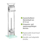 Stand WC-Garnitur "Debar" Edelstahl matt WENKO