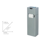 Stand WC-Garnitur „Imon 6-in-1“ mit Ablage Grau matt WENKO