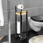 Stand WC-Garnitur 4-in-1  „Braidi“ Bambus WENKO