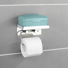 Toilettenpapierhalter 2-in-1 Edelstahl WENKO