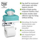 Toilettenpapierhalter 2-in-1 Edelstahl WENKO