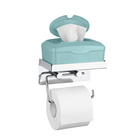 Toilettenpapierhalter 2-in-1 Edelstahl WENKO