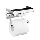 Toilettenpapierhalter 2-in-1 Edelstahl WENKO