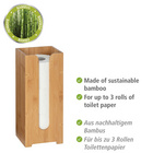 Toilettenpapier-Ersatzrollenhalter Chrom 2er Set WENKO