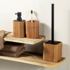 WC-Garnitur „Serro“ aus stabilem Bambus WENKO