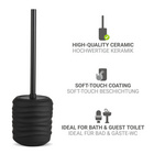 WC-Garnitur „Illana“ Schwarz Soft-Touch WENKO