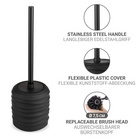 WC-Garnitur „Illana“ Schwarz Soft-Touch WENKO