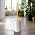 WC-Garnitur „Altavalle“ Weiß Polyresin/Bambus WENKO