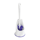 WC-Hygiene-Garnitur Lila 2er-Set mit Randbürste Maximex