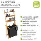 Leiterregal mit Wäschesammler Ecori WENKO