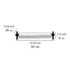 Korb Herkules 2er Set Schwarz WENKO