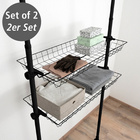 Korb Herkules 2er Set Schwarz WENKO