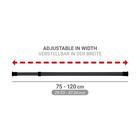 Kleiderstange Herkules 2er Set Schwarz WENKO