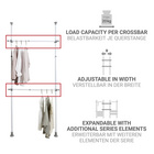 Kleiderstange Herkules 2er Set WENKO