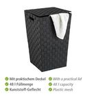 Wäschetruhe Adria Square Schwarz WENKO