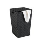 Wäschetruhe Adria Square Schwarz WENKO