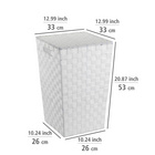 Wäschetruhe Adria Square Weiß WENKO