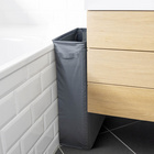 Wäschesammler Slim 46 l Anthrazit WENKO