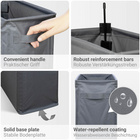 Wäschesammler Slim 46 l Anthrazit WENKO