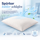Kühlendes Kissen mit Kupferfasern