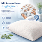 Kühlendes Kissen mit Kupferfasern