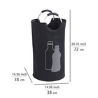 Flaschensammler Jumbo 69 l Schwarz WENKO