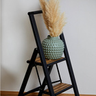 Alu-Design Klapptrittleiter 2-stufig Schwarz WENKO