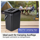 Abfallsammler Tago 5 L mit Griff WENKO