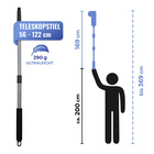 Ziegenhaar-Staubbesen mit Teleskopstiel MAXIMEX