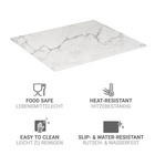 Abdeckmatte Marmoroptik WENKO