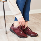 Komfortschuh "Doris" bordeaux