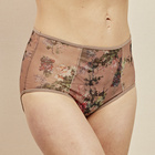 Panty "Rosen" 3er-Set bordeaux, beige, schwarz