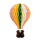 Dekohänger Heißluftballon Wabenoptik 60 cm Papierdeko
