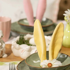 Deko Schale Hasen aus Porzellan Weiß