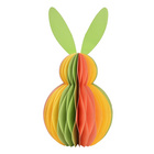 Osterdeko Hase mit Wabenstruktur aus Papier