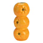 Vase Orange stehend aus Keramik