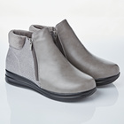 Stiefelette "Olga" grau