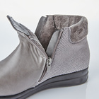Stiefelette "Olga" grau