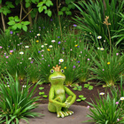 Froschkönig Figur aus Magnesia