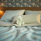 Stofftier "Dino" mintgrün