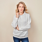 Zopf-Pullover Ulla weiß