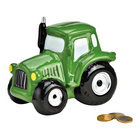 Spardose "Traktor" aus Keramik