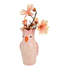 Vase "Papagei" pink/rosa